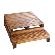 Wooden foot grille, width: 800mm series 2 3,5cm tall